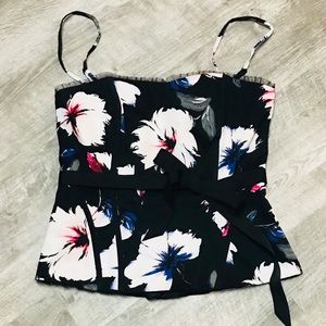 WHBM Floral Bustier